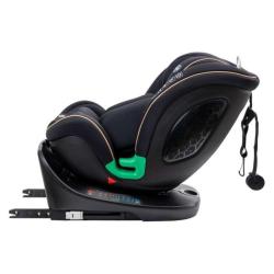 Avtosedež FreeON Pro Black na bazi z vidnimi ISOFIX-konektorji in stranskim pogledom na sedež.