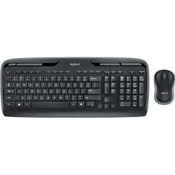 Brezžična tipkovnica Logitech MK330 + miška, črna