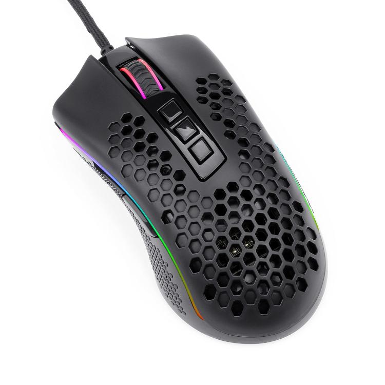Miška Redragon Storm M808, RGB, gaming, črna