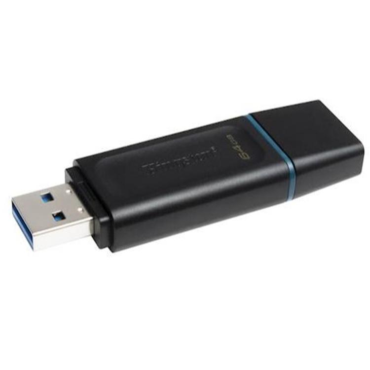USB ključ Kingston 64GB DT Exodia, 3.2 Gen1, črn, s pokrovčkom_1
