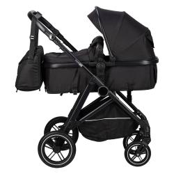 FreeON Neo globoka košara za novorojenčka, nameščena na ogrodju vozička.