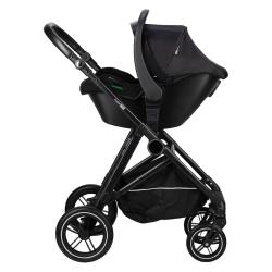 FreeON Neo voziček z nameščenim avtosedežem za dojenčke, bočni pogled.