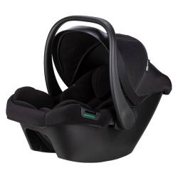 FreeON avtosedež za dojenčke v črni barvi z ergonomskim ročajem.