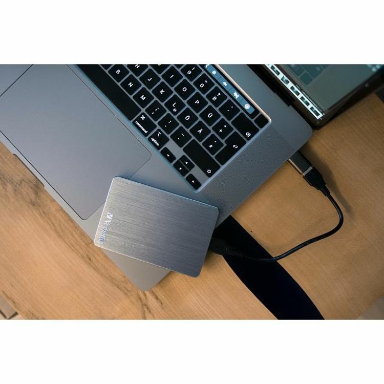 Zunanji trdi disk Verbamtim Store'n'Go 1TB, USB 3.0, 2,5", srebrna