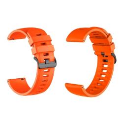 Silikonski pašček, 20 mm, neon rdeča, za pametno uro