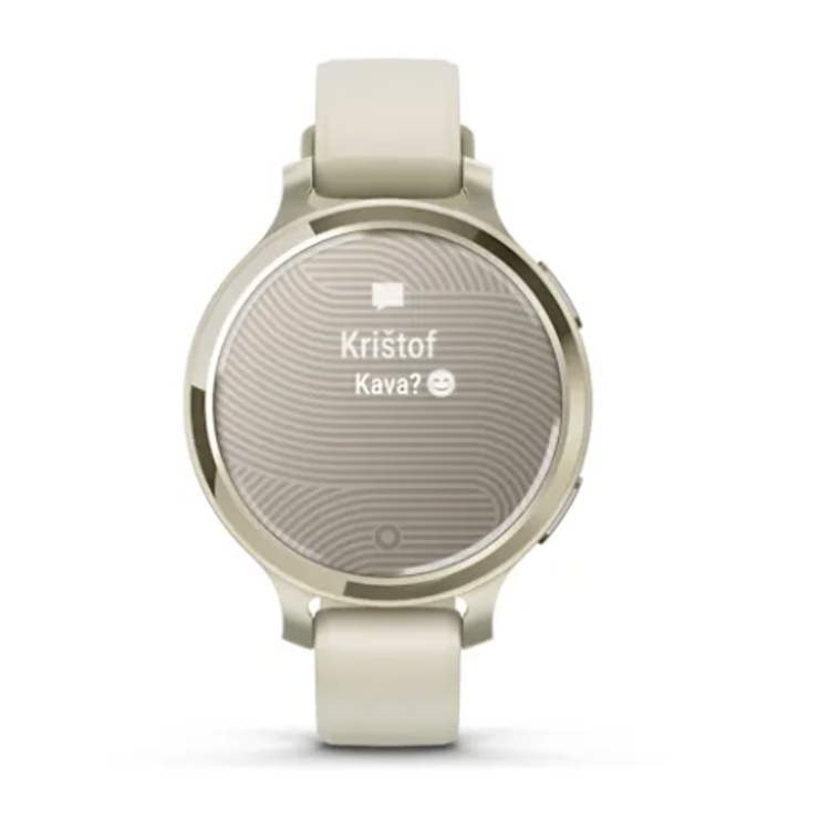 Pametna ura Garmin Lily 2 Active, bledo zlat