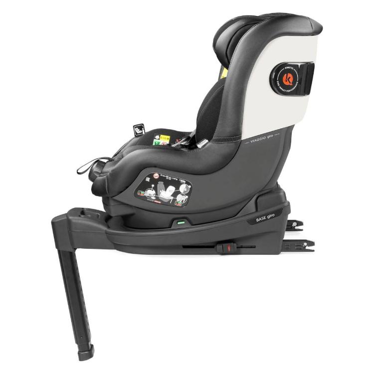 Otroški avtosedež s strani na ISOFIX bazi z oporno nogo