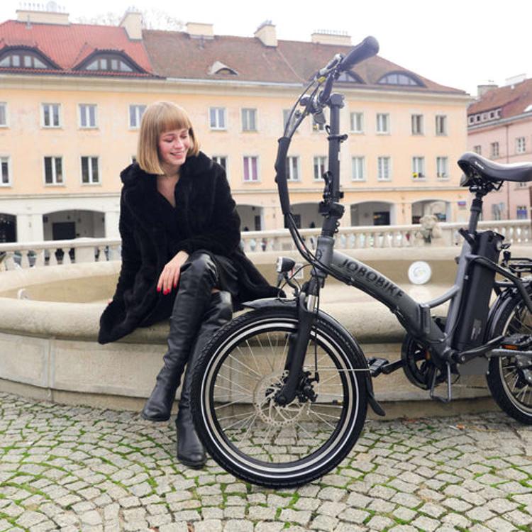 Zložljivo električno kolo EcoBike Jobobike 20" SAM, 13 Ah, 468 Wh, siva