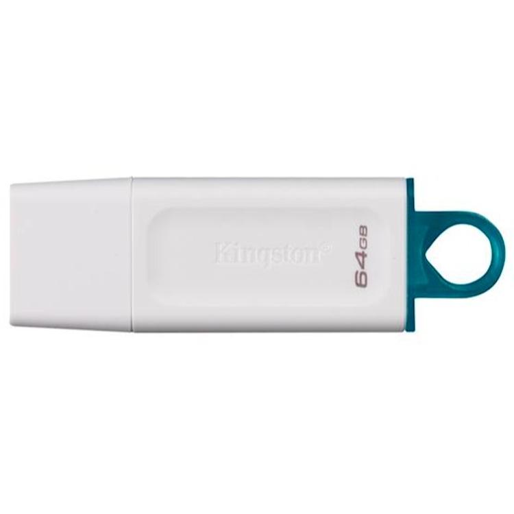 USB ključ Kingston 64GB DT Exodia, 3.2 Gen1, bel, s pokrovčkom