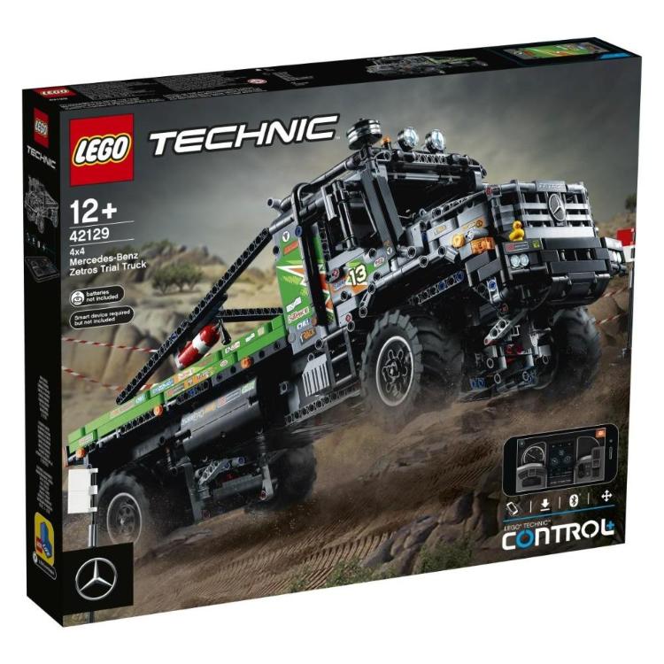 Lego Technic tekmovalni tovornjak 4x4 Mercedes-Benz Zetros- 42129 
