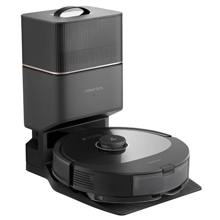 Robotski sesalnik Roborock Q8 Max+ s samopraznilno postajo, črn