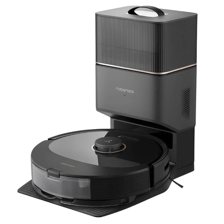 Robotski sesalnik Roborock Q8 Max+ s samopraznilno postajo, črn