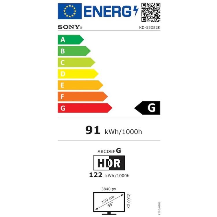 Televizor Sony KD55X82KAEP 4K HDR, diagonala 139 cm_1