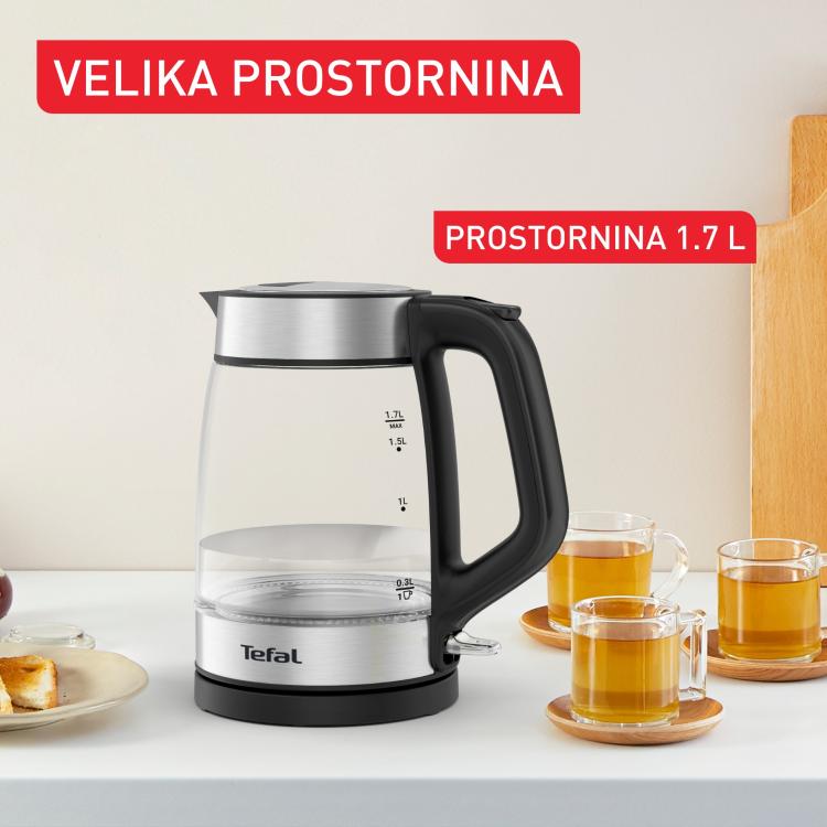 Grelnik vode Tefal GLASS KI605830