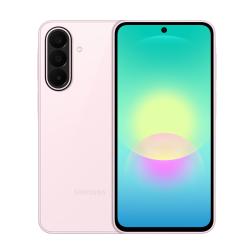 Samsung Galaxy A27 5G, roza, spredaj in zadaj, 6,7" zaslon, trojna kamera, Infinity‑O dizajn.