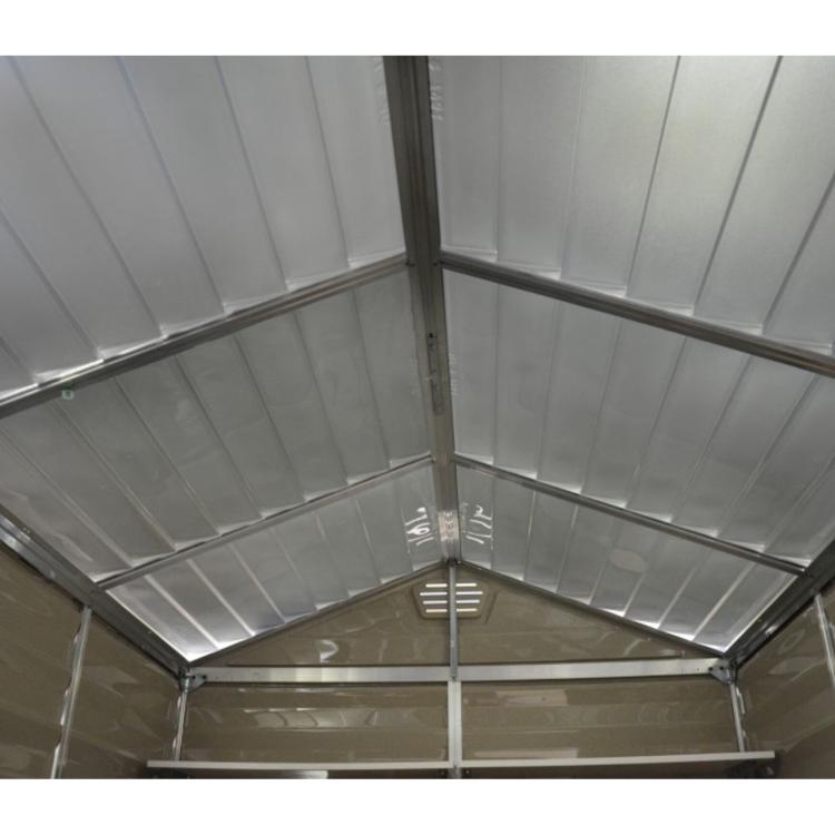 Vrtna hiška Palram Skylight, rumeno-rjava, 185 x 228 cm