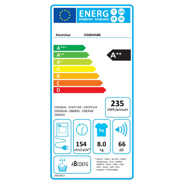 Sušilni stroj s toplotno črpalko ELECTROLUX EW8H458B_3