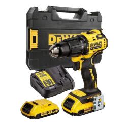 Akumulatorski udarni vrtalnik/vijačnik DeWalt DCD709D2T, 18 V, 2Ah Li-Ion