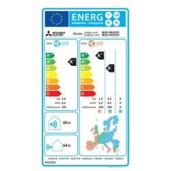 Klima Mitsubishi MSZ-HR35VF / MUZ-HR35VF, 3,4kW, bela_3