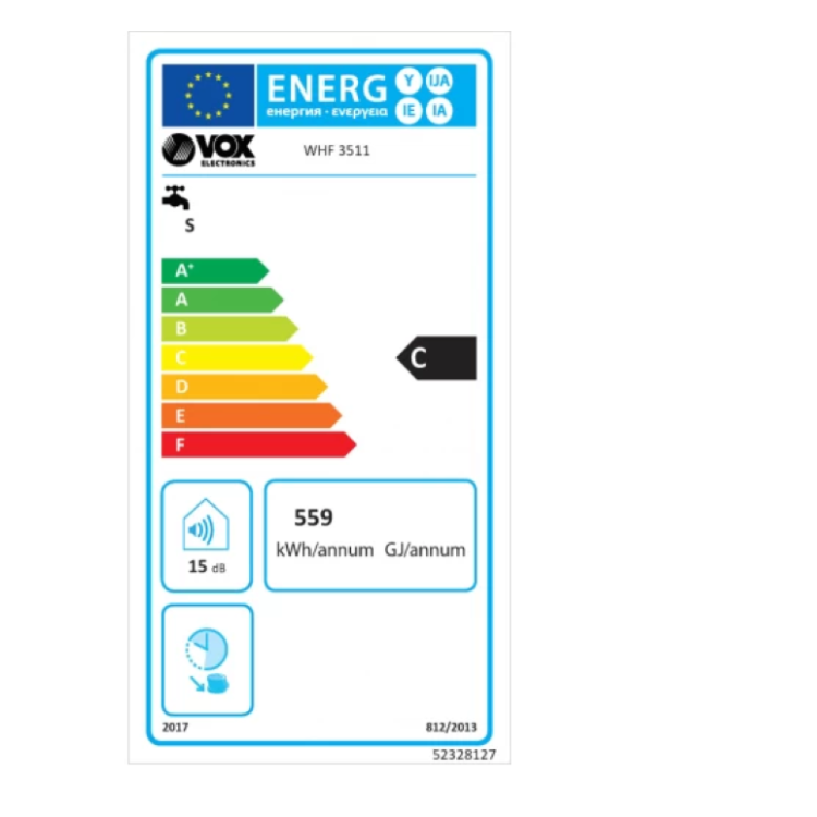 Bojler VOX WHF 3511, grelnik vode