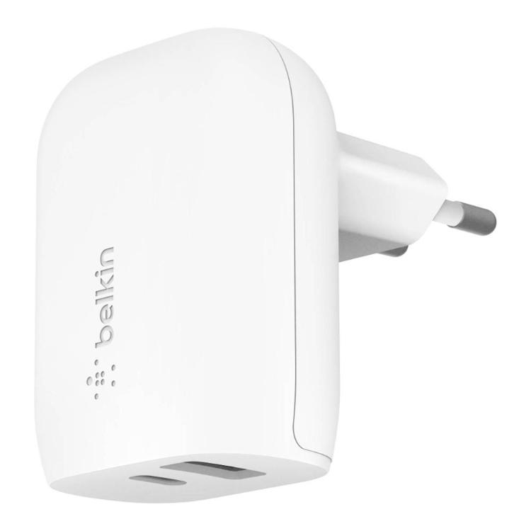 Hišni polnilec Belkin 220V, USB-A, USB-C, 37 W