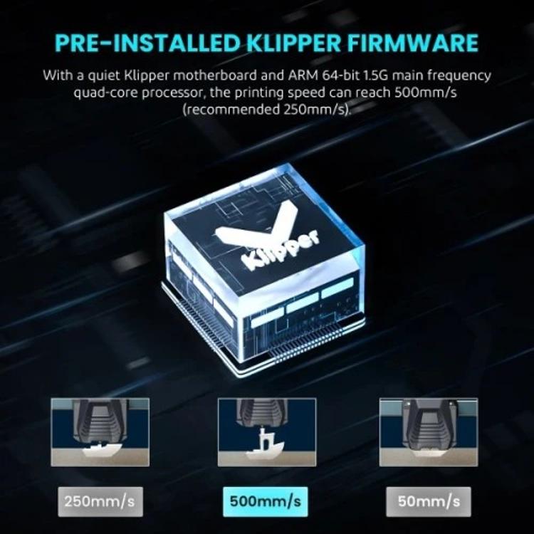 3D FDM tiskalnik Elegoo Neptune 4 PRO 500mm/s, 225*225*265mm, 11x11 leveling