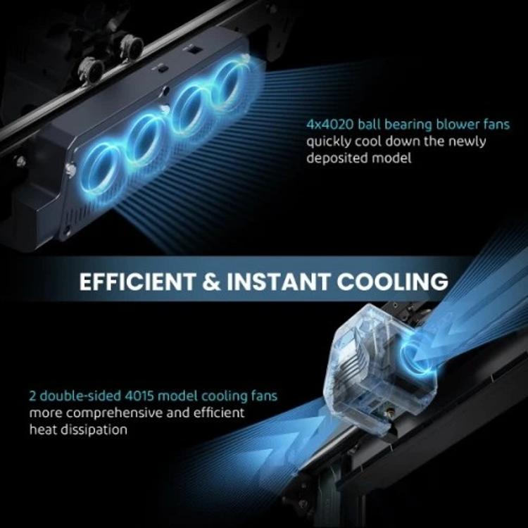 3D FDM tiskalnik Elegoo Neptune 4 PRO 500mm/s, 225*225*265mm, 11x11 leveling