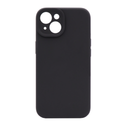 Silikonski ovitek (liquid silicone) za Apple iPhone 15 Plus, Soft, črna