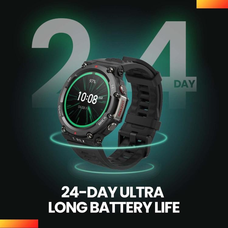 Pametna ura AmazFit T-REX 2 ember, črna