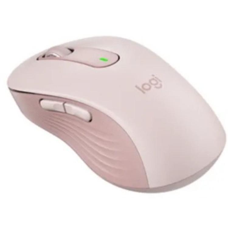 Brezžična optična miška Logitech Signature M650 L, velikost L, roza