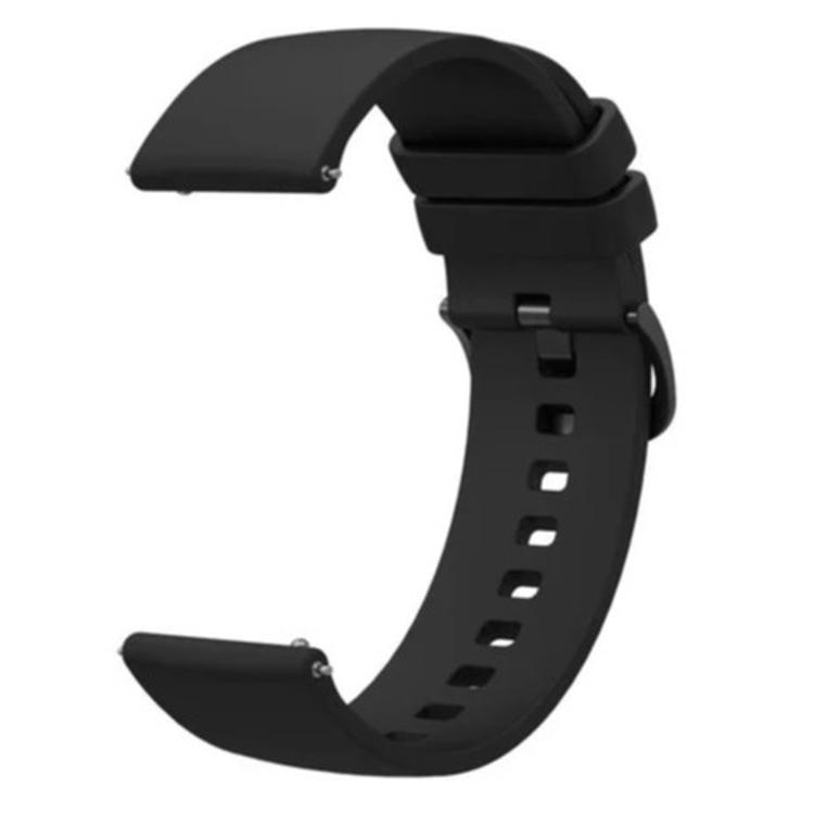 Silikonski pašček 22 mm, Fresh črn, za pametno uro_1