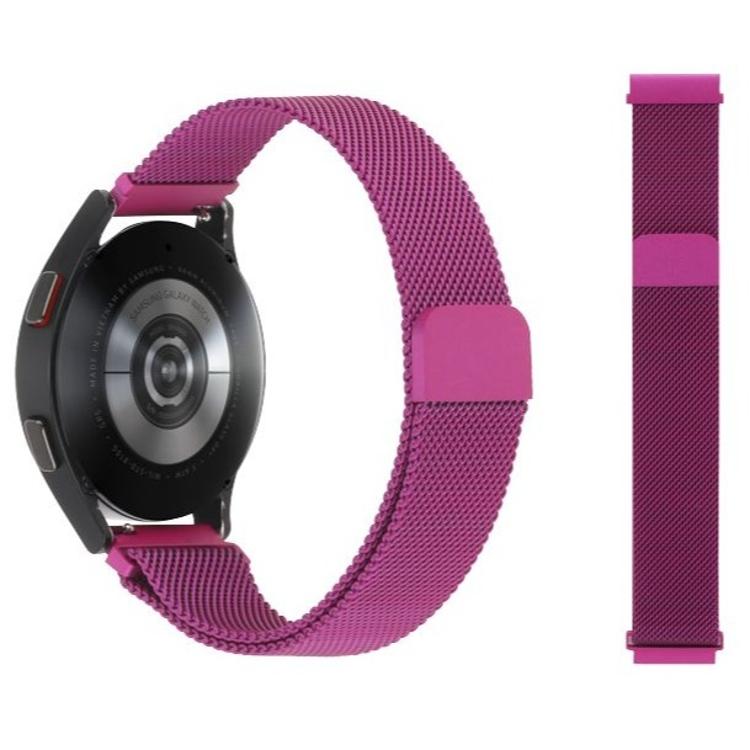 Kovinski magnetni pašček 22mm, roza, za pametne ure