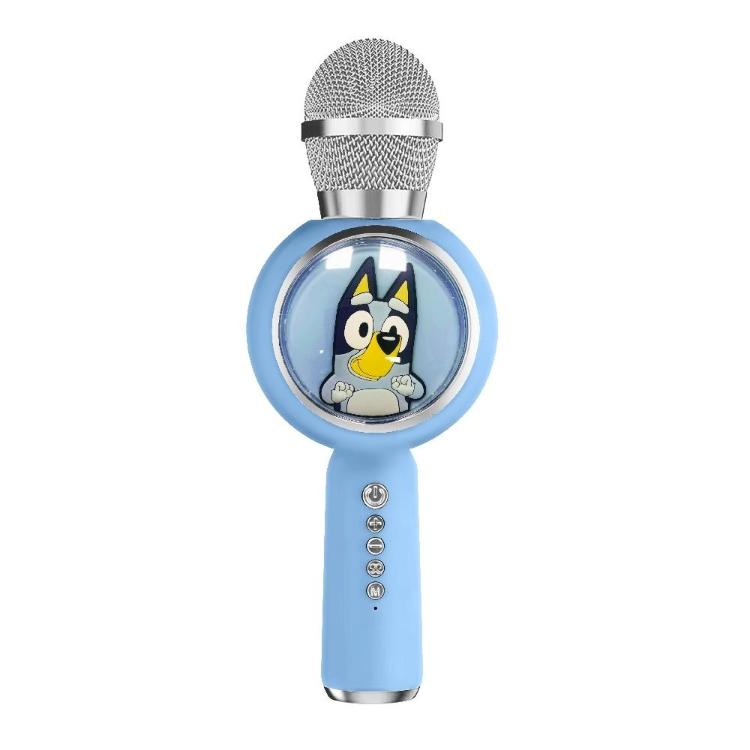 Mikrofon PopSing LED Bluey – zabavno petje z LED osvetlitvijo in priljubljenim motivom Bluey.