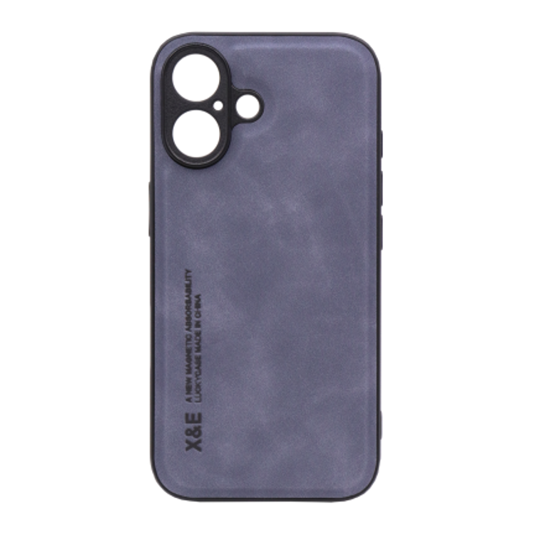 Gumiran ovitek za Apple iPhone 16 Plus, moder