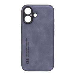 Gumiran ovitek za Apple iPhone 16 Plus, moder