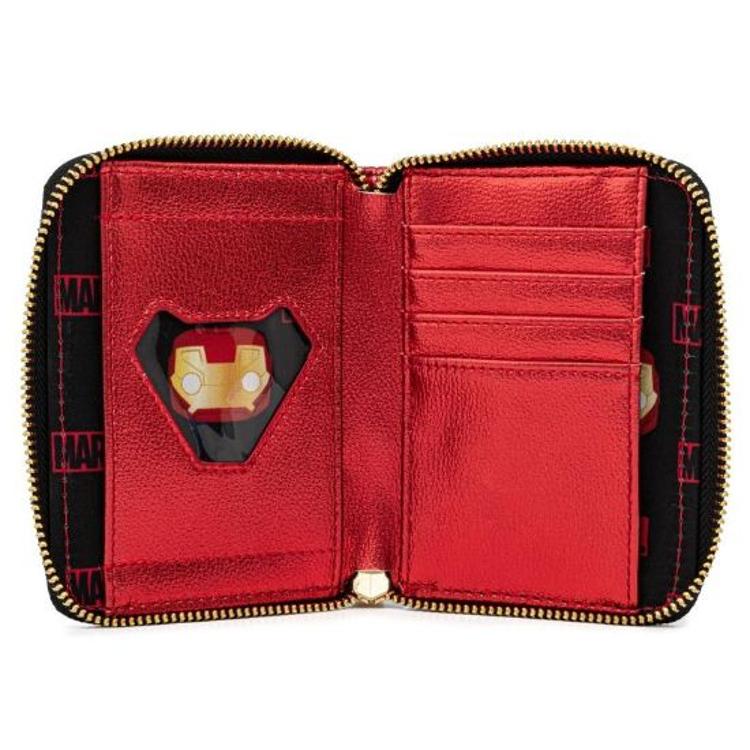 Denarnica Loungefly Marvel Iron Man, zadrga_3
