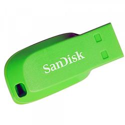 SanDisk USB disk 64GB Cruzer Blade, Zelena