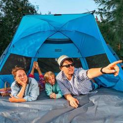 Šotor za na plažo Outdoor Master Pop - Up, moder 