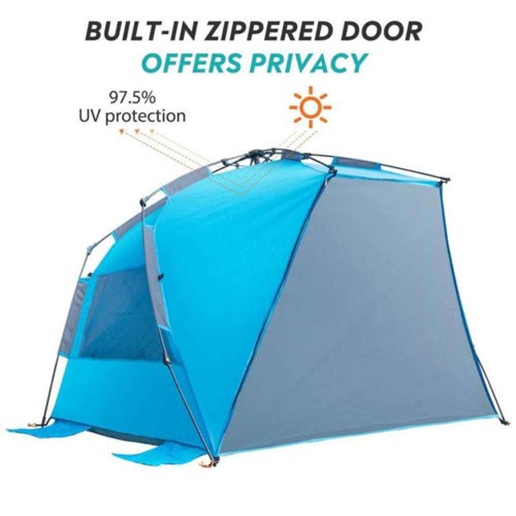 Šotor za na plažo Outdoor Master Pop - Up, moder 