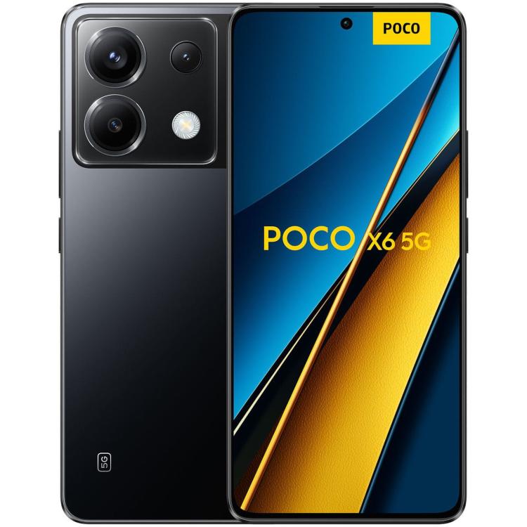 Pametni telefon Poco X6 5G, 8+256GB, črna