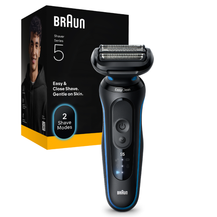 Braun Series 5 S5 brivnik z originalno embalažo, poudarjena 2 načina britja in nežnost do kože