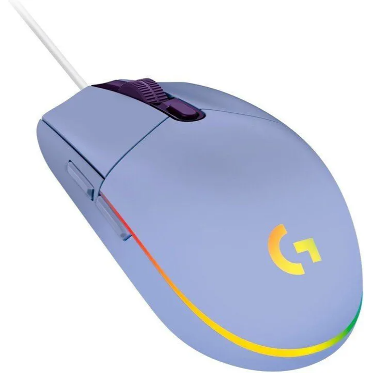 Miška Logitech G102 Lightsync, gaming, vijolična_1