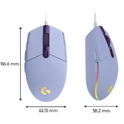 Miška Logitech G102 Lightsync, gaming, vijolična_5