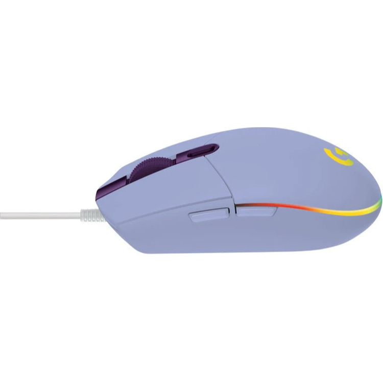 Miška Logitech G102 Lightsync, gaming, vijolična_3