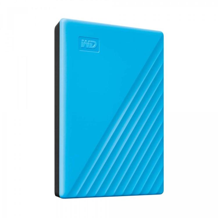 Prenosni zunanji trdi disk WD My Passport 2 TB, USB 3.0 (2.0), WD Backup, WD Security, WD Drive Utilities, modra