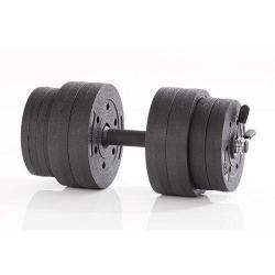 Utež active 15kg, dumbbell set vinyls, Gymstick