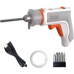 Akumulatorski vijačnik Black+Decker BCRTA01, 3,6 V + dodatki