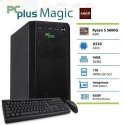 Namizni računalnik PCPLUS Magic AMD Ryzen 5 5600G 16GB 1TB NVMe SSD