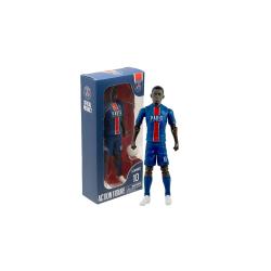 Akcijska figura nogometaša PSG O. Dembélé št. 10 v modrem dresu, z žogo in darilno embalažo, uradni izdelek.