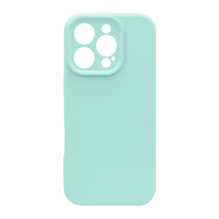 Silikonski ovitek za Apple iPhone 16 Pro Max, turkizna